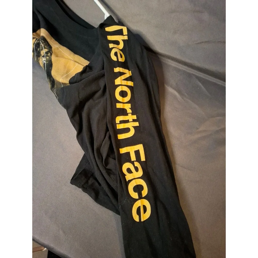 The North Face Mens Black Half Dome Blueprint Graphic Long Sleeve T-Shirt Large